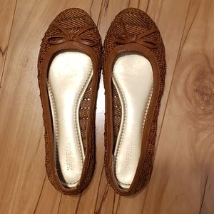 XAPPEAL SHALE WOVEN FLATS SIZE 9